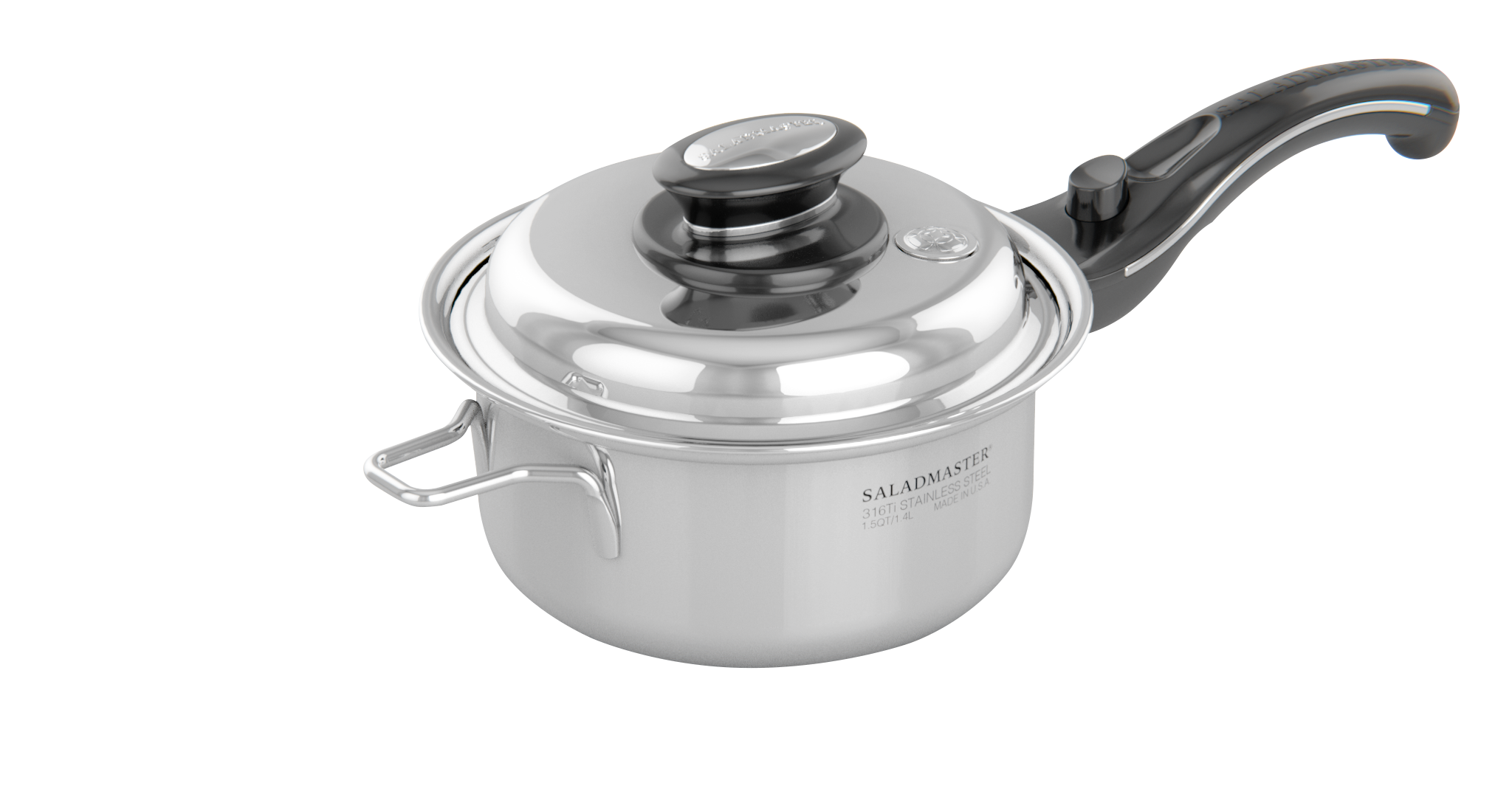 1.5 Qt. (1.4L) Stainless Steel Sauce Pan with Cover