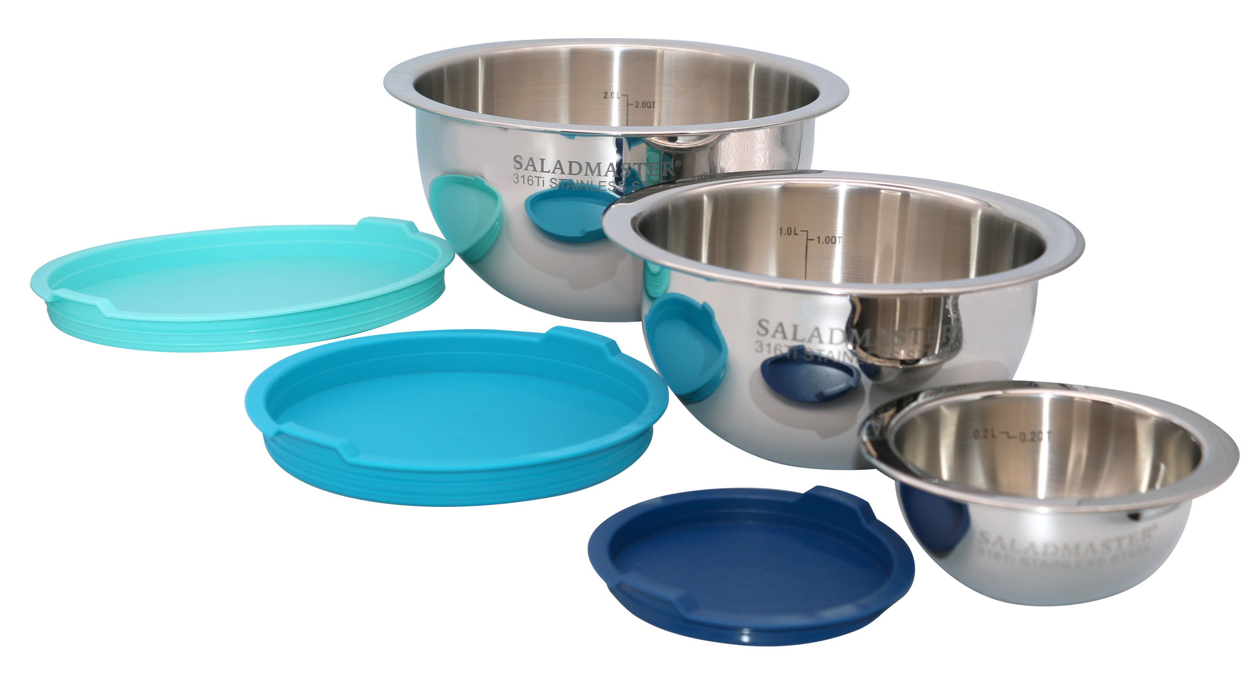 3 Piece Mixing Bowl Set With Lids