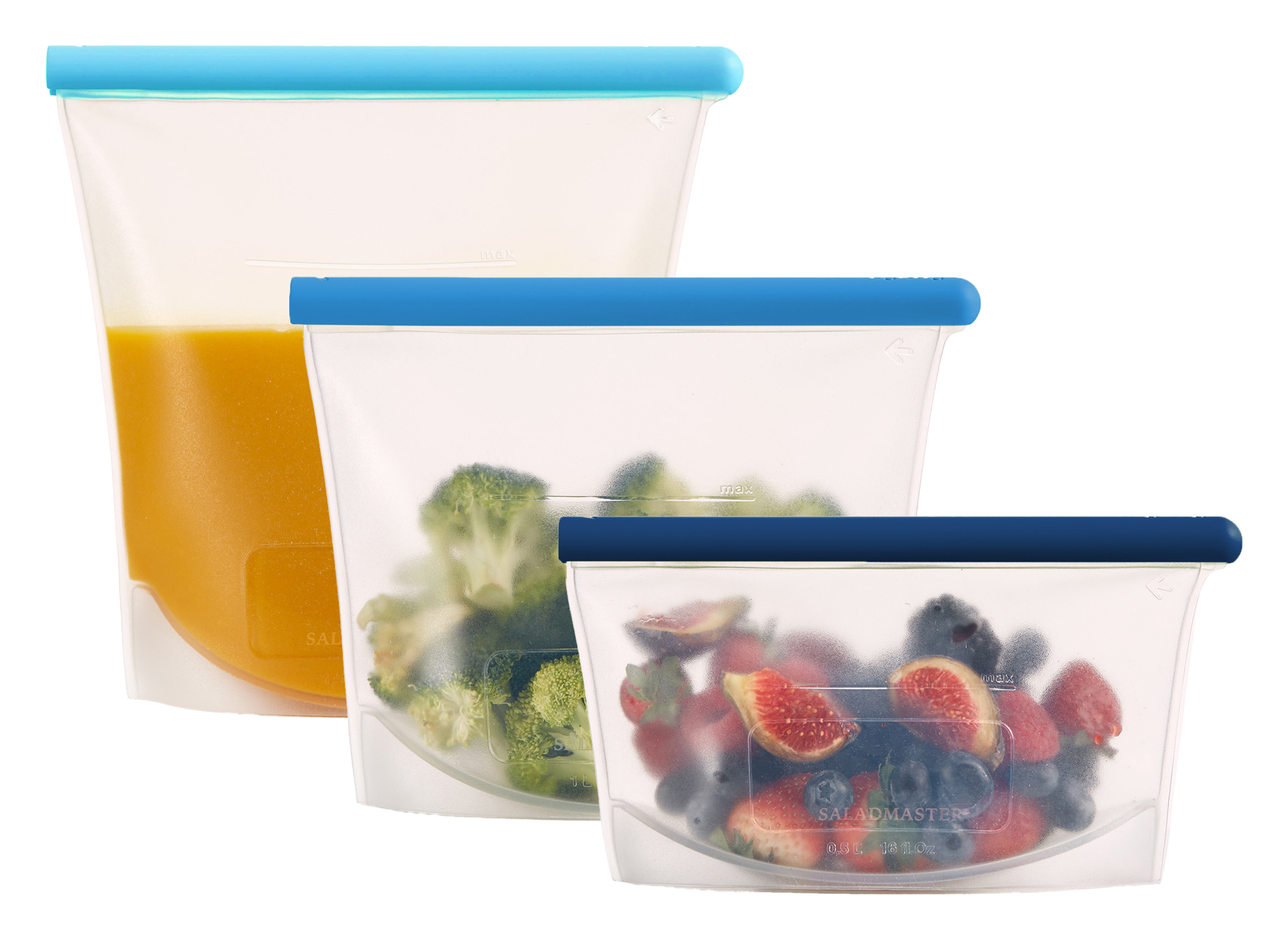 3-Piece Silicone Bag Set