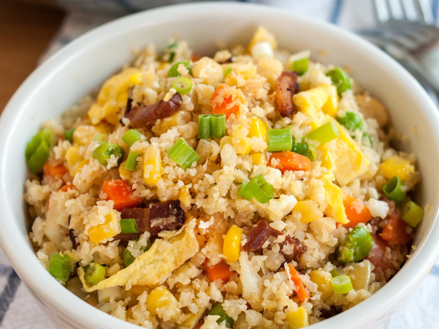 Cauliflower fried rice