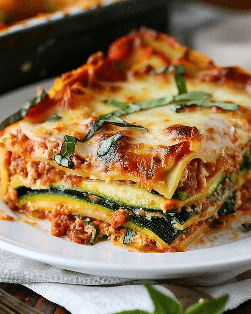 Zucchini Lasagna