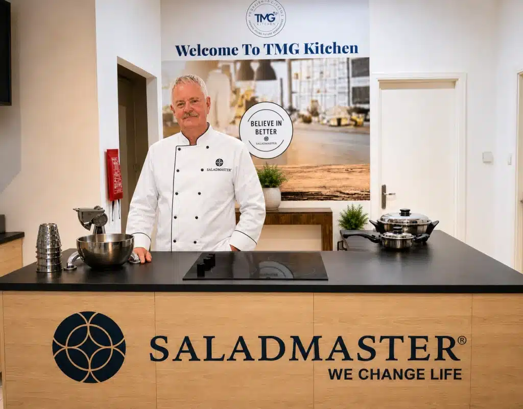 Chef Garry Marshall at Saladmaster Saudi